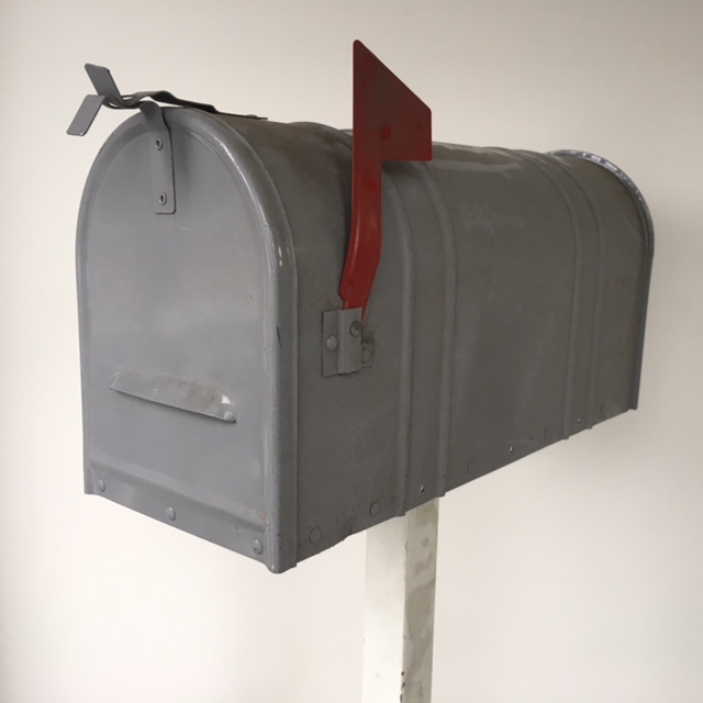 POST BOX, USA 53cm Grey